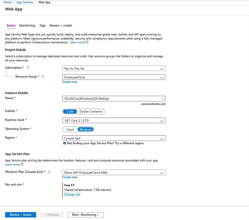 Building The .NET Cloud Application